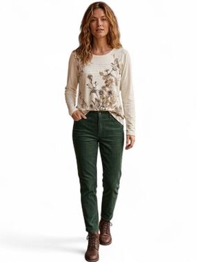 Northern Reflections Floral Owl & Rabbit Graphic Tee | Naturecore Cottagecore